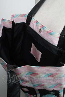 画像4: Angelic Pretty / Sugary Carnival柄ビッグトートバッグ  黒 S-25-04-17-022-AP-ZA-AS-ZS