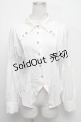 Amavel / パフスリーブブラウス  白 S-25-04-17-025-CA-BL-HR-ZS