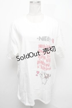 画像1: NieR Clothing / プリントTシャツ  白 S-25-04-17-026-PU-TS-HR-ZS