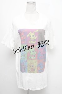 NieR Clothing / プリントTシャツ  白 S-25-04-17-027-PU-TS-HR-ZS