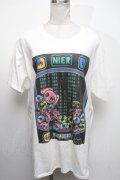NieR Clothing / プリントTシャツ  白 S-25-04-17-028-PU-TS-HR-ZS