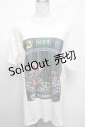NieR Clothing / プリントTシャツ  白 S-25-04-17-028-PU-TS-HR-ZS