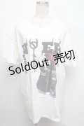 NieR Clothing / プリントTシャツ  白 S-25-04-17-029-PU-TS-HR-ZS
