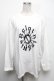 画像1: NieR Clothing / プリントTシャツ  白 S-25-04-17-030-PU-TS-HR-ZS (1)