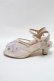 画像2: an another angelus / スミレ刺繍メッシュサンダル  アイボリー S-25-04-18-004-CA-SH-HR-ZS (2)
