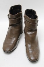 画像1: 【SALE】an another angelus / サイドバックルショートブーツ M カーキ S-25-04-18-006-CA-SH-AS-ZT171 (1)
