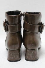 画像3: 【SALE】an another angelus / サイドバックルショートブーツ M カーキ S-25-04-18-006-CA-SH-AS-ZT171 (3)