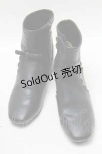 m petit by misako / リボンショートブーツ L 黒 S-25-04-18-008-LO-SH-AS-ZT171