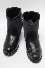 axes femme / バックリボンウエスタンブーツ M 黒 S-25-04-18-010-AX-SH-AS-ZT335