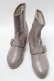画像1: axes femme / パールバックル付ミドルブーツ L グレージュ S-25-04-18-003-AX-SH-AS-ZT-K017 (1)