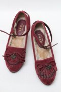 axes femme / SHローファーヒールシューズ M 赤 S-25-04-18-025-AX-SH-ET-ZT088