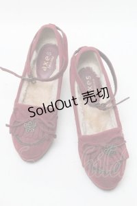 axes femme / SHローファーヒールシューズ M 赤 S-25-04-18-025-AX-SH-ET-ZT088