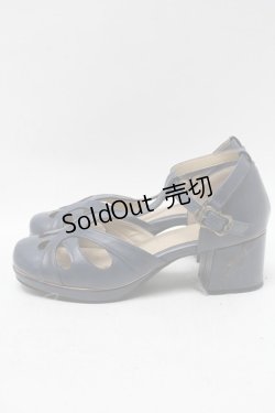 画像2: axes femme / バラ刺繍サンダル  ブルー S-25-04-18-028-AX-SH-HR-ZS