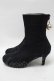 画像2: axes femme / 総レースヒールブーツ  紺 S-25-04-18-030-AX-SH-HR-ZT088 (2)