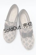 axes femme / レースｘリボンヒールブーツ  ブラウン S-25-04-18-032-AX-SH-HR-ZT088
