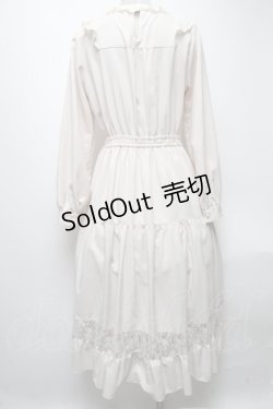 画像2: axes femme POETIQUE / ブロッキングブーケ刺繍ワンピース  ベージュ S-25-04-19-051-AX-OP-HR-ZS
