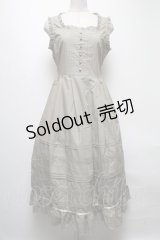 axes femme / ピンタックコットンワンピース  カーキ S-25-04-19-053-AX-OP-HR-ZS