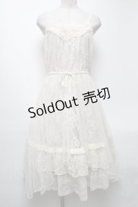 axes femme / 20th/レースワンピース  キナリ S-25-04-19-054-AX-OP-HR-ZS