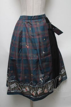 画像1: axes femme / ミッキーマウス/スカート  グリーン S-25-04-19-059-AX-SK-HR-ZS