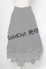axes femme / 総レーススカート  黒 S-25-04-19-063-AX-SK-HR-ZS