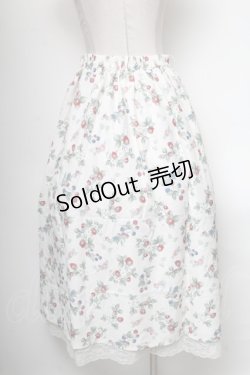 画像2: axes femme / ベリー柄ロングスカート  キナリ S-25-04-19-067-AX-SK-HR-ZS