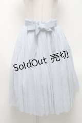 Fi.n.t / ストライプフレアースカート  サックス S-25-04-19-068-CA-SK-HR-ZS