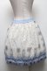 画像2: axes femme / 鳥かごプリントスカート  オフｘサックス S-25-04-19-071-AX-SK-HR-ZS (2)