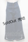 axes femme / マリン刺繍デザインワイドパンツ  インディゴ S-25-04-19-075-AX-PA-HR-ZS