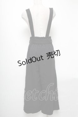 画像2: axes femme / サスペンダーパンツ  黒 S-25-04-19-077-AX-PA-HR-ZS