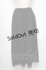 axes femme / レースラインフレアパンツ  黒 S-25-04-19-078-AX-PA-HR-ZS