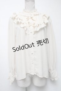 axes femme kawaii / クラシカルドールブラウス  キナリ S-25-04-19-008-AX-BL-HR-ZS