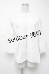 axes femme / ボリューム袖ブラウス  キナリ S-25-04-19-013-AX-BL-HR-ZS