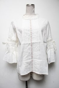 axes femme / ボリューム袖ブラウス  キナリ S-25-04-19-013-AX-BL-HR-ZS