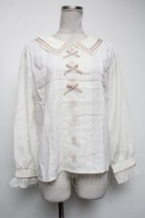 axes femme POETIQUE / ローズプチリボンブラウス  キナリ S-25-04-19-015-AX-TO-HR-ZS