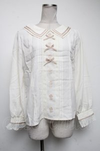 axes femme POETIQUE / ローズプチリボンブラウス  キナリ S-25-04-19-015-AX-TO-HR-ZS