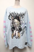HYPER CORE / L-125 CROISSANTロングスリーブTシャツ  サックス S-25-04-19-021-PU-TO-AS-ZS