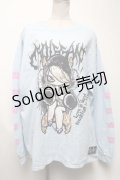 HYPER CORE / L-125 CROISSANTロングスリーブTシャツ  サックス S-25-04-19-021-PU-TO-AS-ZS