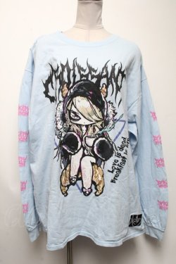 画像1: HYPER CORE / L-125 CROISSANTロングスリーブTシャツ  サックス S-25-04-19-021-PU-TO-AS-ZS
