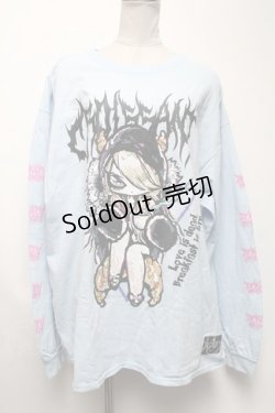 画像1: HYPER CORE / L-125 CROISSANTロングスリーブTシャツ  サックス S-25-04-19-021-PU-TO-AS-ZS