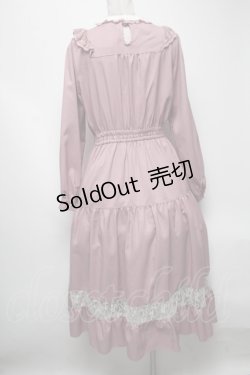 画像2: axes femme POETIQUE / ブロッキングブーケ刺繍ワンピース  ピンク S-25-04-19-038-AX-OP-HR-ZS