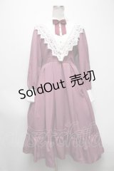 axes femme kawaii / クラシックドールワンピース  ピンク S-25-04-19-040-AX-OP-HR-ZS