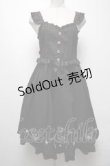 Amavel / Sacred Heart Rosaryジャンパースカート  黒 S-25-04-19-042-CA-OP-HR-ZS