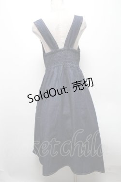画像2: axes femme POETIQUE / ラッフルフリルアシメワンピース  インディゴ S-25-04-19-048-AX-OP-HR-ZI