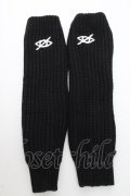 KRY CLOTHING / ニットレッグカバー  黒 S-25-04-23-001-EL-ZA-HR-ZS