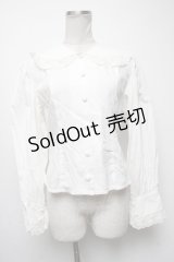 metamorphose / くるみボタンブラウス  白 S-25-04-23-033-ME-BL-AS-ZS