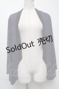 Qutie Frash / ラメ龍プリント着物袖カーディガン  パープル S-25-04-23-057-QU-TO-HR-ZS