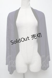 Qutie Frash / ラメ龍プリント着物袖カーディガン  パープル S-25-04-23-057-QU-TO-HR-ZS