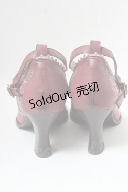 画像3: axes femme / ローズ刺繍パンプス M ワイン S-25-04-23-005-AX-SH-AS-ZS