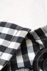 画像3: 【SALE】Emily Temple cute / ギンガムリボンポケットコート  黒ｘ白 S-25-04-23-065-ET-CO-AS-ZT089 (3)
