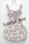 LIZ LISA / 花柄シフォンチュニック  ブラウン S-25-04-23-075-LO-TO-HR-ZS